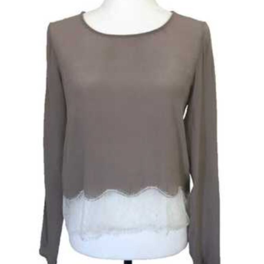 Wilfred Desaix 100% Silk Blouse - Size Medium